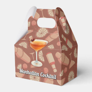 Manhattan Cocktail Geschenkschachtel
