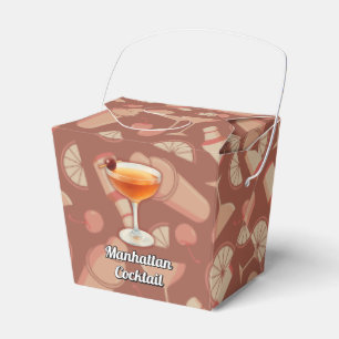 Manhattan-Cocktail Geschenkschachtel