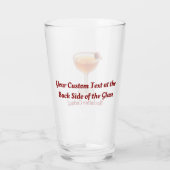 Manhattan Cocktail Glas (Rückseite)