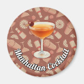 Manhattan Cocktail Magnet (Vorne)