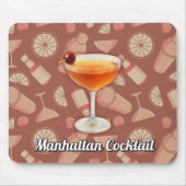 Manhattan Cocktail Mousepad (Vorne)