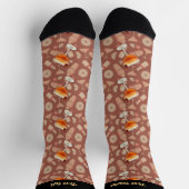 Manhattan-Cocktail-Muster Socken (Oben)