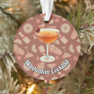 Manhattan Cocktail Ornament