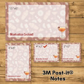 Manhattan Cocktail Post-it Klebezettel