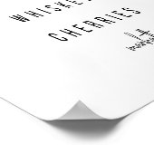 Manhattan Cocktail Rezept Poster (Ecke)