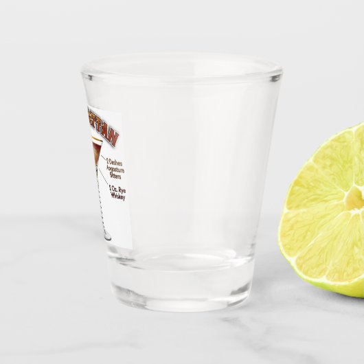 Manhattan Cocktail Rezept: Schnapsglas (Rechts)