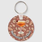 Manhattan Cocktail Schlüsselanhänger (Vorderseite)