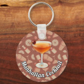 Manhattan Cocktail Schlüsselanhänger (Vorderseite)