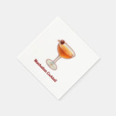 Manhattan Cocktail Serviette (Ecke)