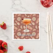 Manhattan Cocktail Serviette (Beispiel)