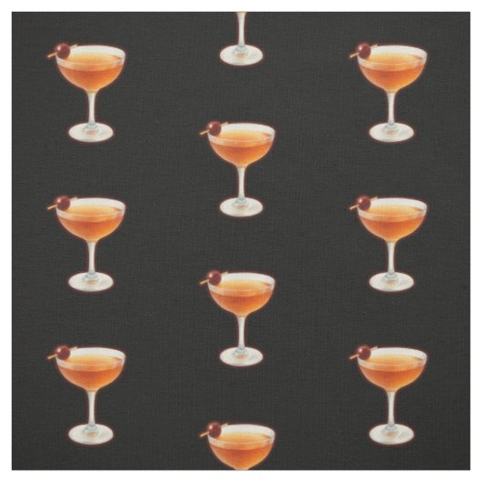 Manhattan Cocktail Stoff (Muster)