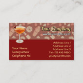 Manhattan Cocktail Visitenkarte (Vorderseite)