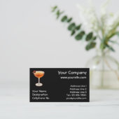 Manhattan Cocktail Visitenkarte (Stehend Vorderseite)