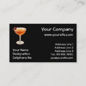 Manhattan Cocktail Visitenkarte (Vorderseite)
