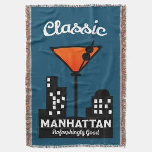Manhattan Cocktail Wall Art Decke