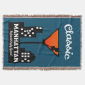 Manhattan Cocktail Wall Art Decke (Vorderseite)