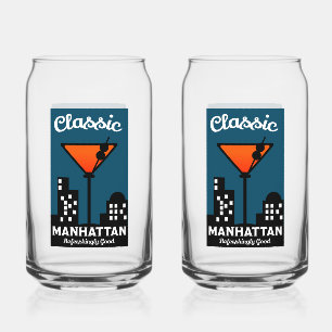 Manhattan Cocktail Wall Art Dosenglas