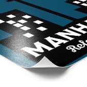 Manhattan Cocktail Wall Art Fotodruck (Ecke)