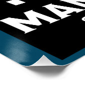 Manhattan Cocktail Wall Art Poster (Ecke)