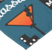 Manhattan Cocktail Wall Art Tischdecke (Schrägansicht)