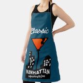Manhattan Cocktail-Wandkunst Schürze (InSitu)