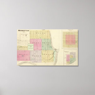 Manhattan, Coronado, Towanda, Kansas Leinwanddruck