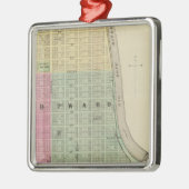 Manhattan, Coronado, Towanda, Kansas Silbernes Ornament (Links)