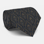 Manhattan Deco Jacquard Luxus Krawatte (Gerollt)