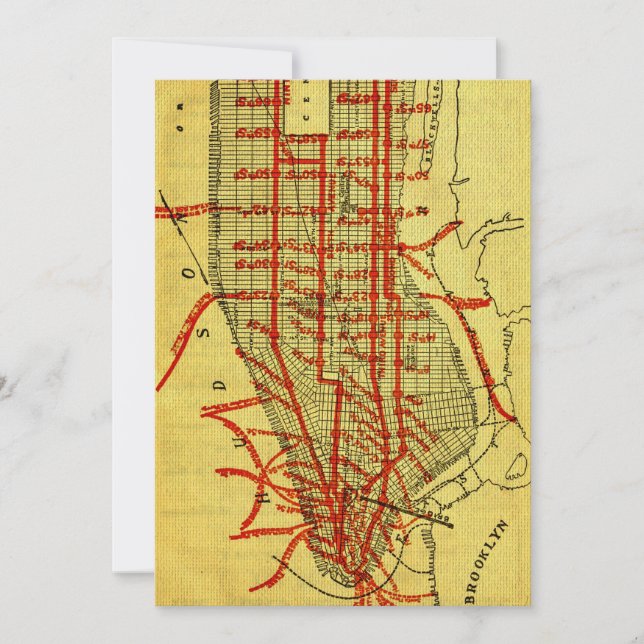 Manhattan Elevated Railway System (1900) Teil I (Vorderseite)