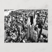 Manhattan entworfen einladungspostkarte (Vorderseite)