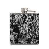 Manhattan entworfen flachmann (Rückseite)