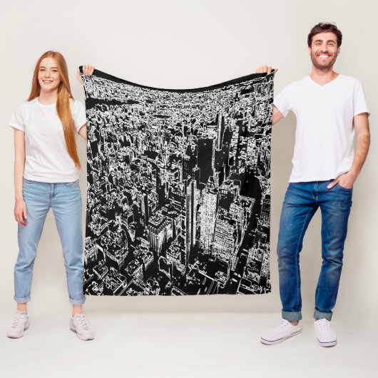 Manhattan entworfen fleecedecke (Beispiel)