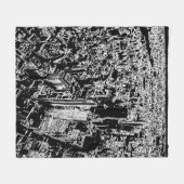 Manhattan entworfen fleecedecke (Vorderseite (Horizontal))