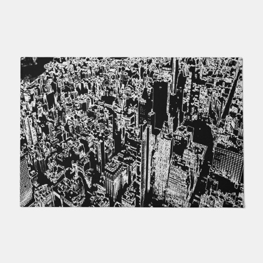 Manhattan entworfen fußmatte (Vorderseite)