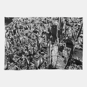 Manhattan entworfen geschirrtuch