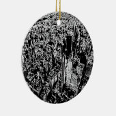 Manhattan entworfen keramik ornament (Rechts)