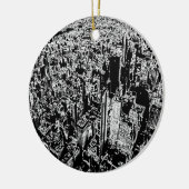 Manhattan entworfen keramik ornament (Links)