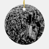 Manhattan entworfen keramik ornament (Hinten)
