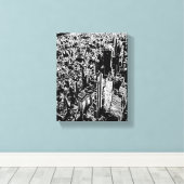 Manhattan entworfen leinwanddruck (Insitu (Holzboden))