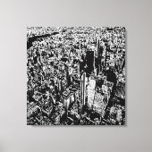 Manhattan entworfen leinwanddruck (Vorderseite)