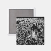 Manhattan entworfen magnet (Vorderseite/Rückseite)