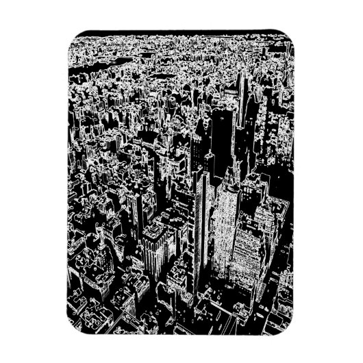 Manhattan entworfen magnet (Vertikal)