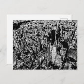 Manhattan entworfen postkarte (Vorne/Hinten)