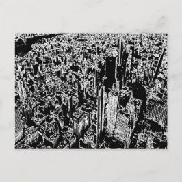 Manhattan entworfen postkarte