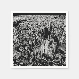 Manhattan entworfen serviette