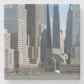 Manhattan Financial District Steinuntersetzer (Vorderseite)