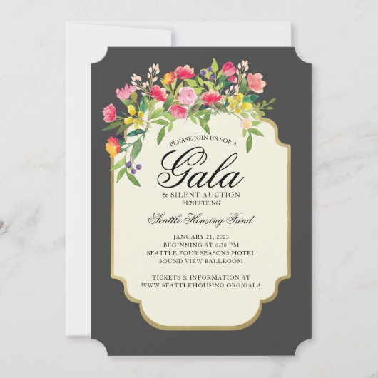 Manhattan Gala oder Party Einladung (Vorderseite)