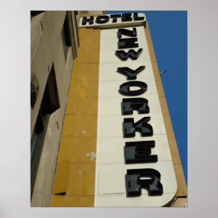 Manhattan Gebäude Art Deco Poster