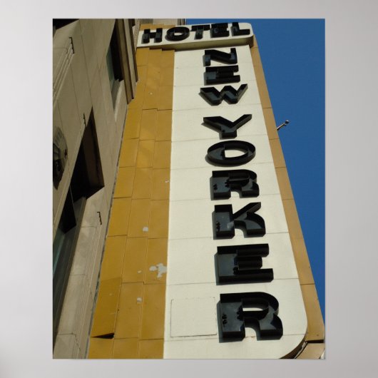 Manhattan Gebäude Art Deco Poster (Vorne)