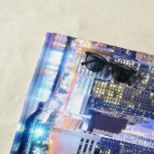 Manhattan Gebäude Strandtuch (Beispiel)